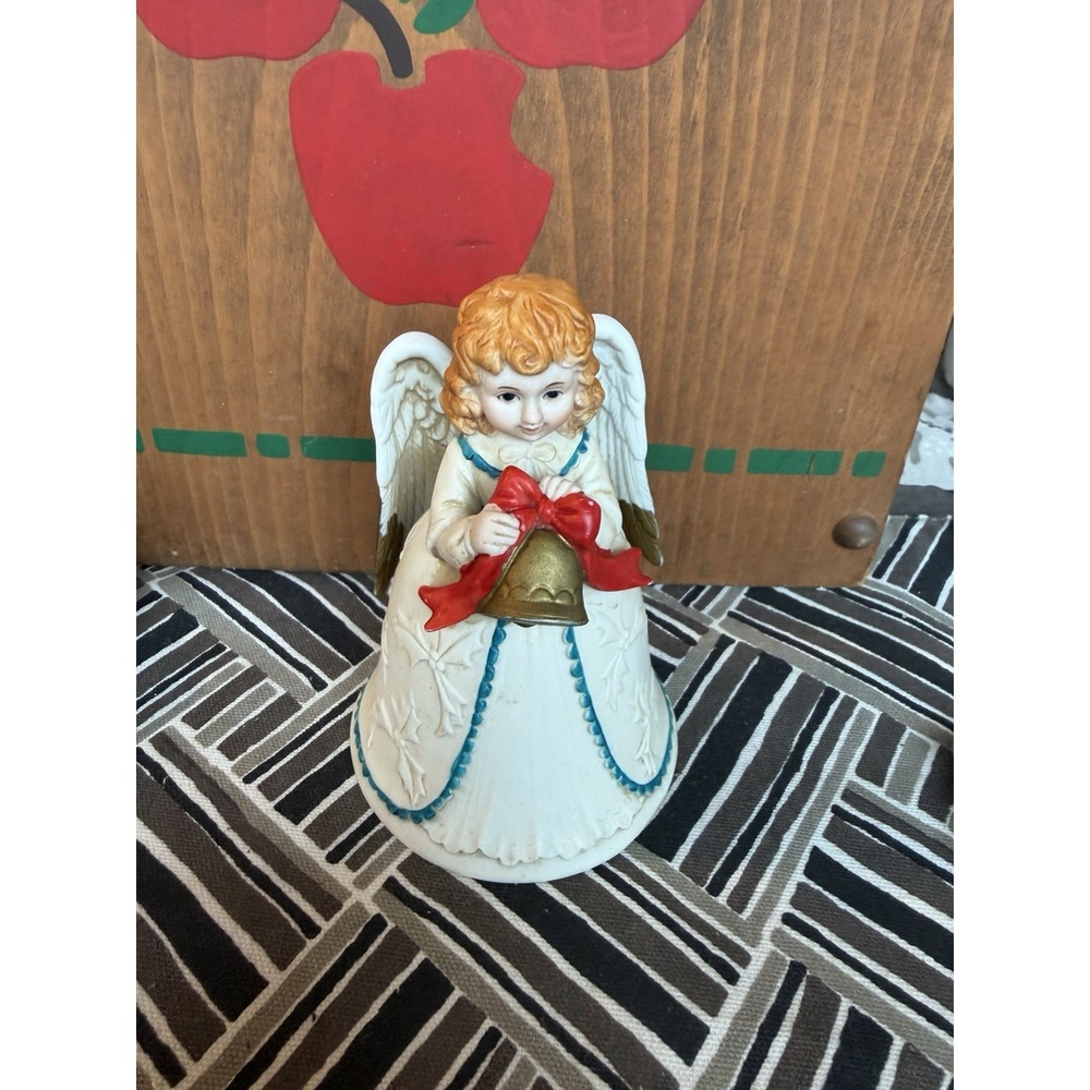 Home Interior Homco Angel Bell Vintage Homco Christmas Bell